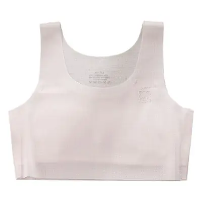 Seamless Girls Underwear Students Junior High School Students Small Vest 9-15 Years Old Developmental Girls Children Summer Thin Bra