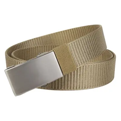 Men's Gold Nylon Belt with Automatic Buckle