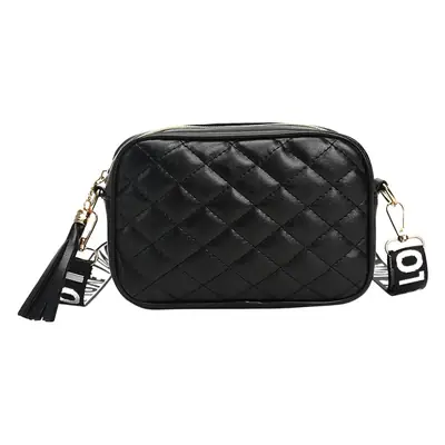 Women Rhombic Embroidered Crossbody Bag White 2023