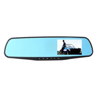 Car Rearview Mirror Driving Recorder 1080P Single Recording Hd Blue Screen Anti-Dazzle 2.8inch Blue Mirror Photography Cross-Border