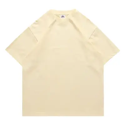 White Cotton Short Sleeve T-Shirt for Men