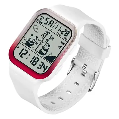 Sanda Square Analog Alarm Clock Watch for Men Women