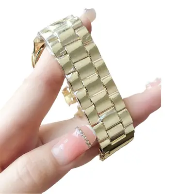 Gold Fake Diamond Six-Pin Female Watch