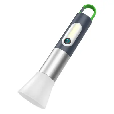 High Power Outdoor Flashlight with Hook & Multi-Function LED