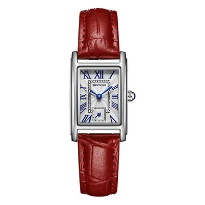 Sanda Square Steel Watch Roman Numeral Waterproof Quartz Women's Belt Watch
