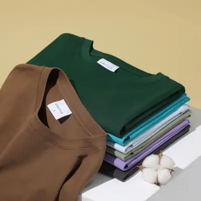 Women Cotton Shoulder Drop T-Shirt Multi Color Loose Fit