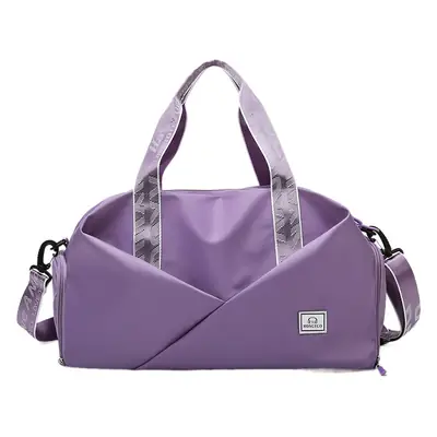 Black Travel Bag 2025 Large Capacity Dry Wet Separation