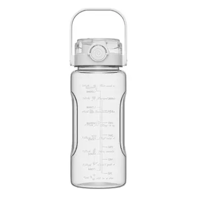 Summer large-capacity sports kettle outdoor fitness high-value portable water cup double drinking plastic cup with straw wholesale