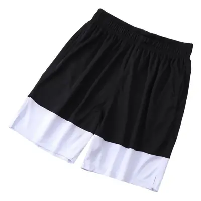 Men Ice Silk Shorts Navy White Summer Sports Outdoor