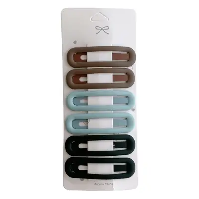 Candy Color Hairpin Clip Set for Women
