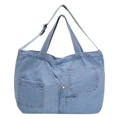 Light Blue Denim Shoulder Bag 2023 Spring New