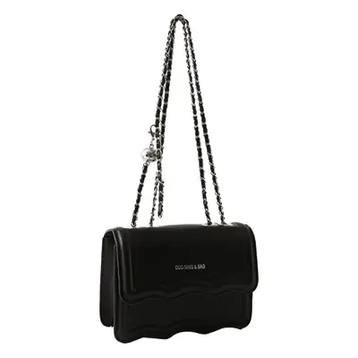Retro Women's Bag 2023 New Solid Color Chain Crossbody