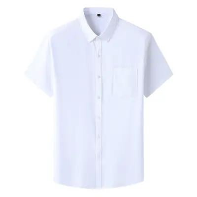 Men's Maroon Short Sleeve Shirt Extra Large Business Casual
