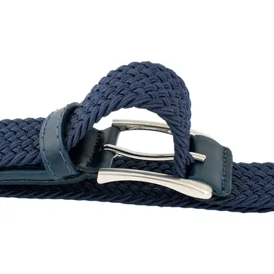 Retro Green Nylon Belt with Buckle