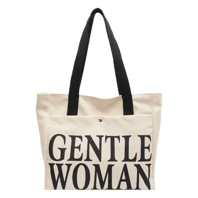 Gentle Woman Canvas Shoulder Bag Large 2023