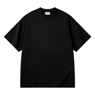 Men White Cotton T-Shirt 300g Heavy Combed