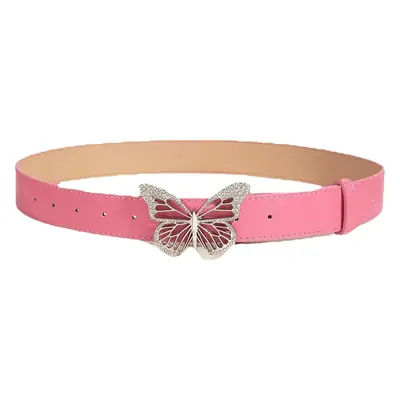 2023 Metal Butterfly Rhinestone Belt for Women