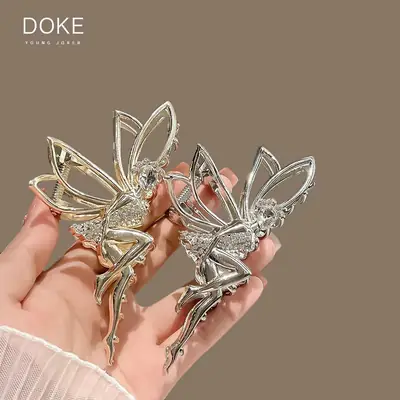 Silver Princess Hair Clip for Women