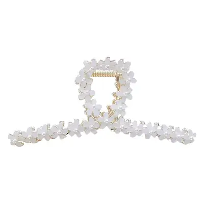 Korean Style Black Garnet Hair Clip Large Size