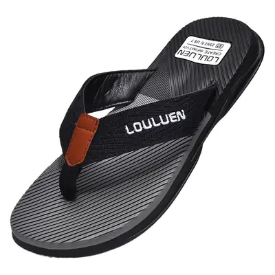 Slippers Men's New Casual Trendy Beach Sandals Non-slip Soft Bottom Wear-resistant Summer Outer Wear Men's Flip-flops