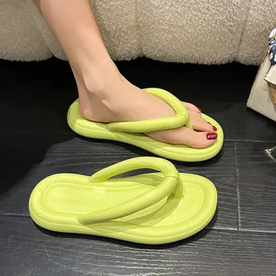 EVA Flip-Flops Women's New Arrival 2025 Summer Fashionable Indoor Non-Slip Flat Seaside Sandals