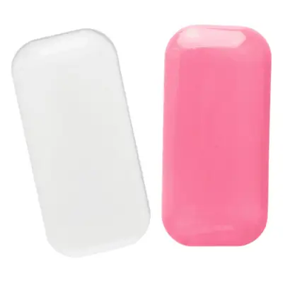 Silicone Eyelash Spacer Tool Pink Flat Base