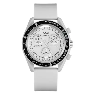 Pink Silicone Student Watch with Chronograph Function