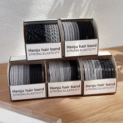 Summer Hair Rope Ponytail & Elastic Band Set