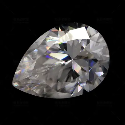 Pear-Shaped Moissanite Teardrop 710mm Vvs Clarity
