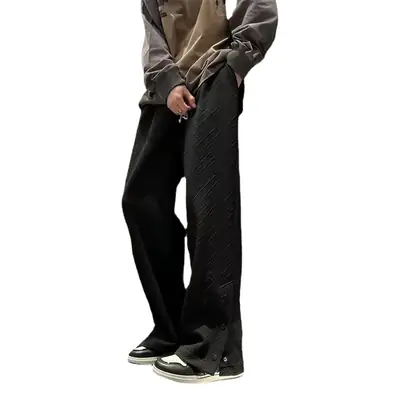 Breasted Split Wide-leg Casual Pants for Boys Large