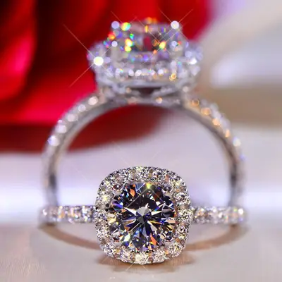 Clearance D Mosan Diamond Ring for Women
