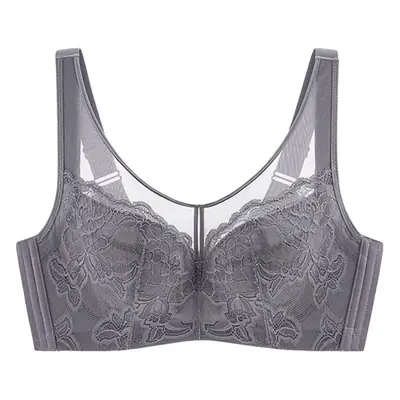 Full Cup Large Chest Shown Small Upper Bracket Underwear for Women to Prevent Sagging Paramilis Soft Steel Ring Thin Adjustable Bra