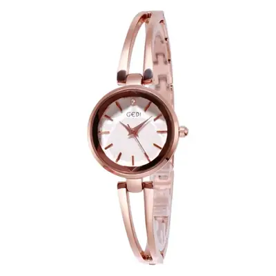 Gold Watch for Women with Rose Gold Bracelet & Quartz Movement