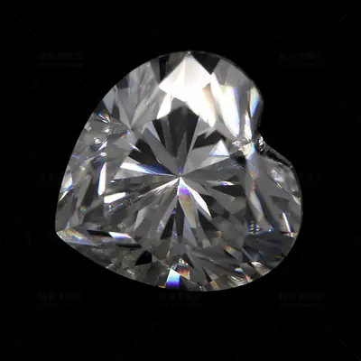 Heart Shaped Moissanite Stone 6.0mm 0.8ct High Quality