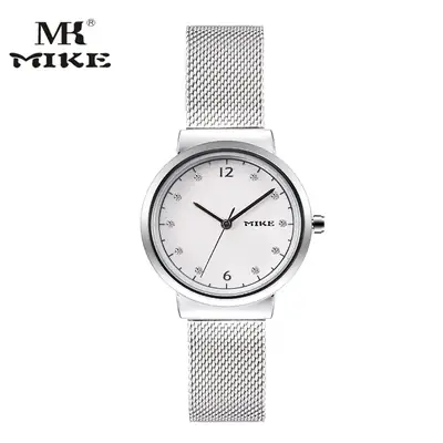 Women's Mesh Belt Quartz Watch White Dial