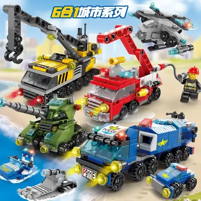 8612 Mini Fire Brigade Toy Set for Kids