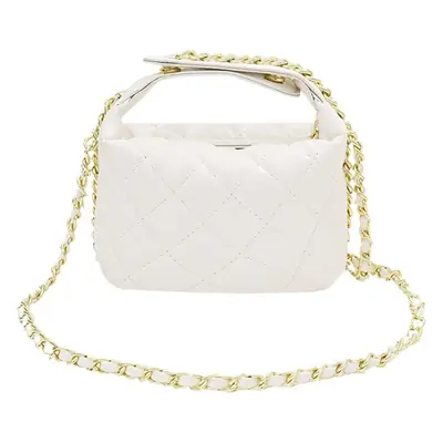 Korean Rhombic Chain Mini Crossbody Bag Black 2023
