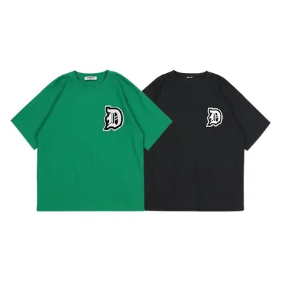 Kids Cotton T-Shirt Shorts Set Green Plaid Black