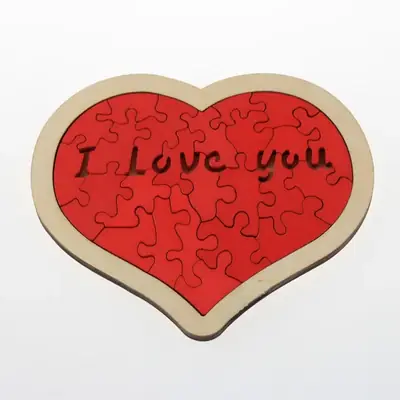 Wooden Love Puzzle for Kids Educational Toy