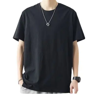 Men 100% Pure Cotton Moon Planet T-Shirt Large