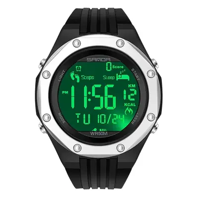 Men's Waterproof Digital Pedometer Calorie Counter Watch