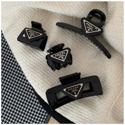 Triangular Hairpin with Shark Logo 13cm
