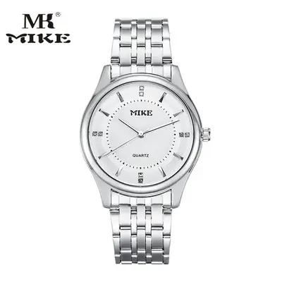 MK MIKE Men's Quartz Steel Band Watch