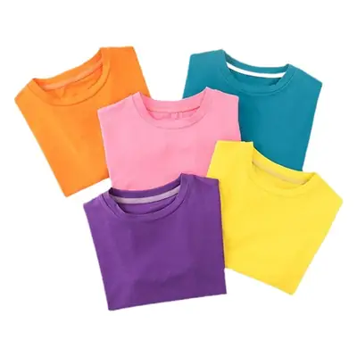 Baby Pure Cotton Summer T-Shirt Tops for Girls Boys