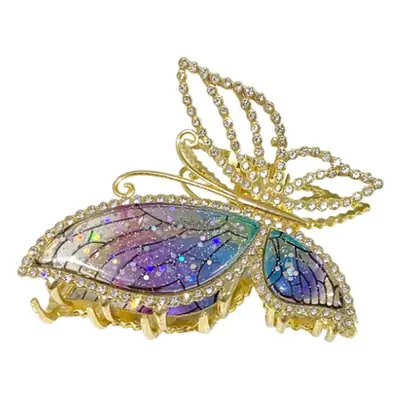 Crystal Butterfly Hair Clip for Women Summer High End