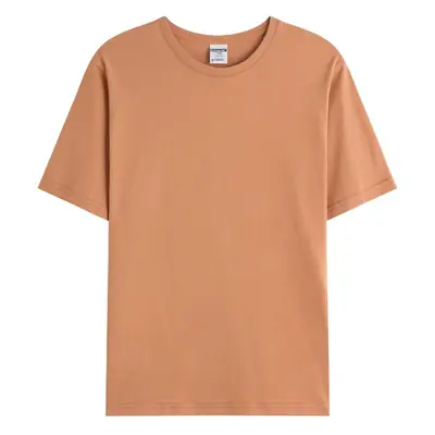 Men's Black Cotton Short Sleeve T-Shirt