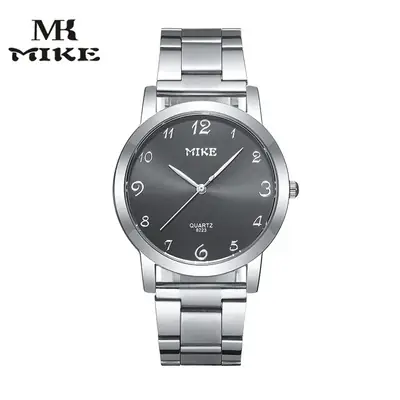MIKE Digital Watch Steel Strap Quartz Couple Watch