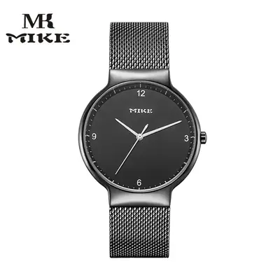 Women's Stainless Steel Mesh Band Quartz Watch Rose Gold Dial