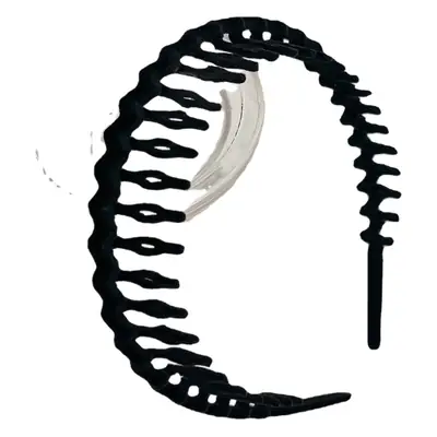 New Wave Tooth High Cranial Top Hair Band for Face Washing Non-Slip Headband