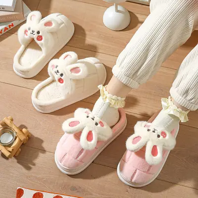 Winter Waterproof Cotton Slippers for Women & Men